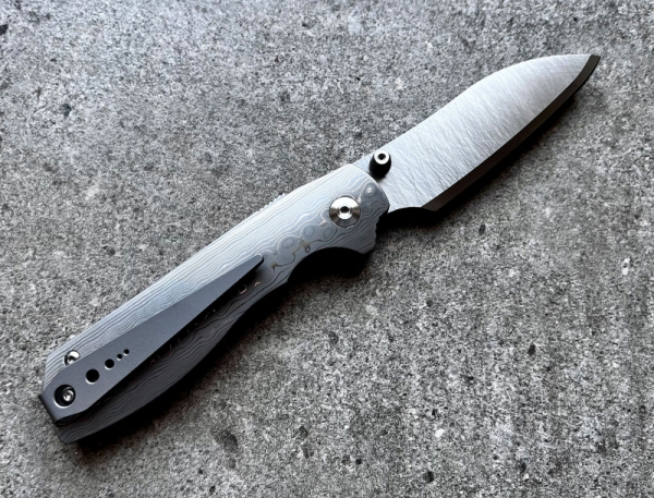 Sandrin Knives SK8 Torino Damast Wolframcarbit Recoil Lock