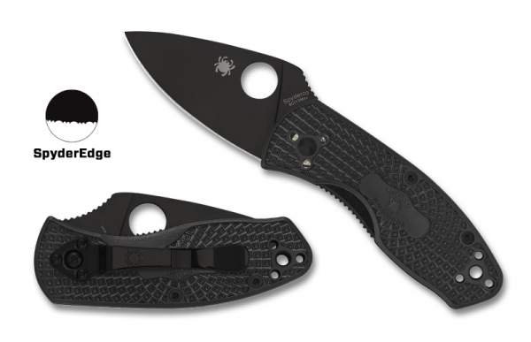 Spyderco C148SBBK Ambitious FRN Black Blade