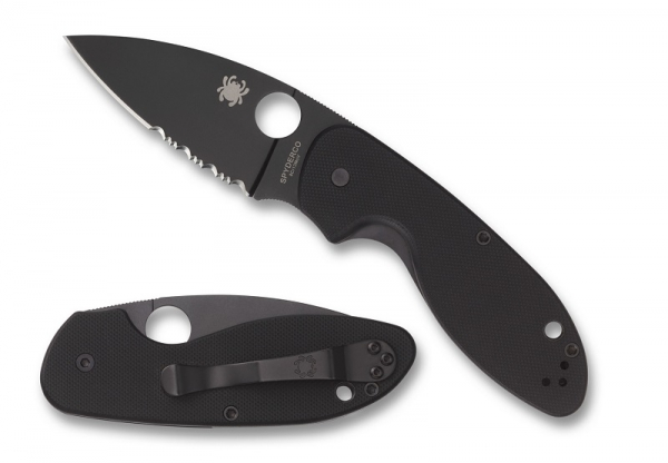 Spyderco Efficient G-10 Black Blade C216GPSBBK 