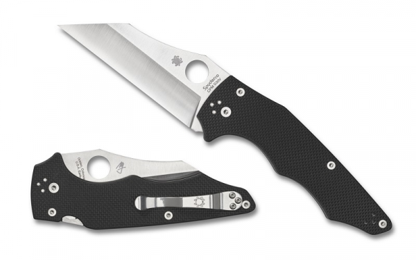 Spyderco C253GP YoJumbo Black G-10 einhandmesser