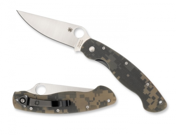 Spyderco Military G-10 Camo C36GPCMO 