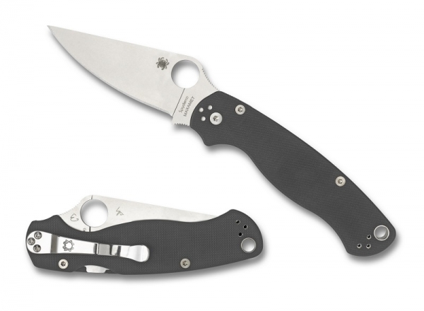 Spyderco C81GPDGY2 Para Military 2 Maxamet