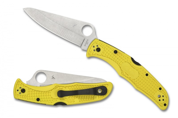 Spyderco C91PYL2 Pacific Salt 2 Yellow FRN H1