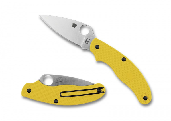 Spyderco C94PYL UKPK Penknife Yellow FRN LC200N