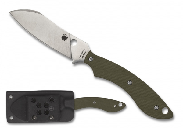 Spyderco FB50GPOD Stok Drop Point OD Green G-10 outdoormesser