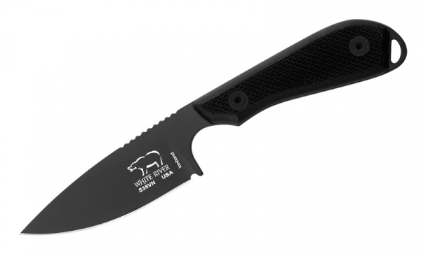 White River Knives M1 BackPacker Pro Black G10 Black