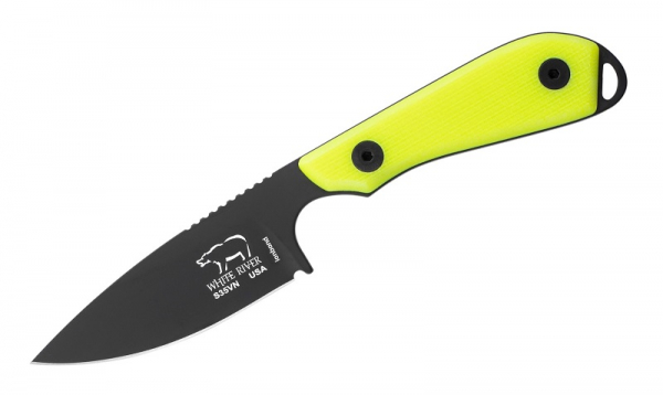 White River Knives M1 Backpacker Pro Yellow G10 Black