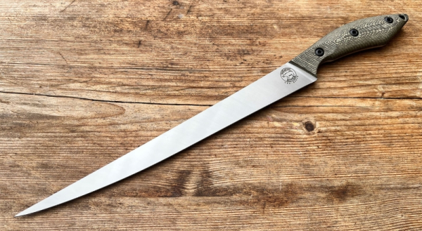 White River Knives Filiermesser 10 inch Maple Black G10