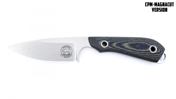 White River Knives Backpacker M1 Pro Black Oliv Micarta Magnacut