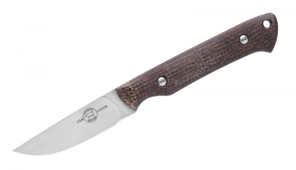 White River Knives Small Game Natural Burlap