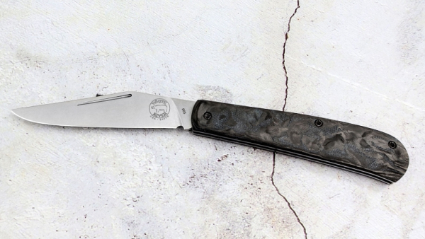 White River Knives taschenmesser Trailhead Trapper Carbon Burl