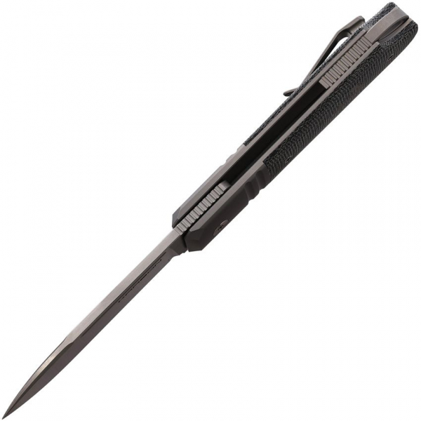 Karbon Knives Ahoy Framelock Black Micarta Anker messer