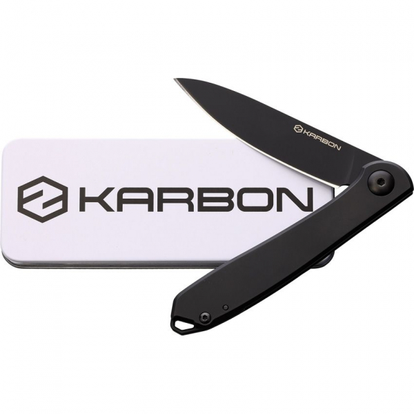 Karbon Knives Tidbit Framelock All Black