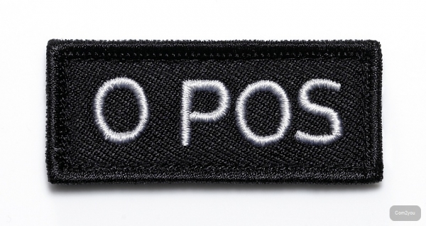 KHS Blutgruppen Patch X|TAC | A POS