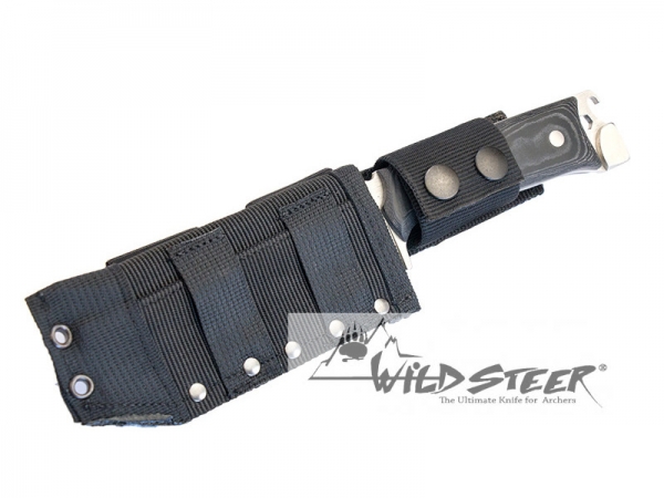 Wildsteer Kodiak Nylon bowie messer outdoormesser