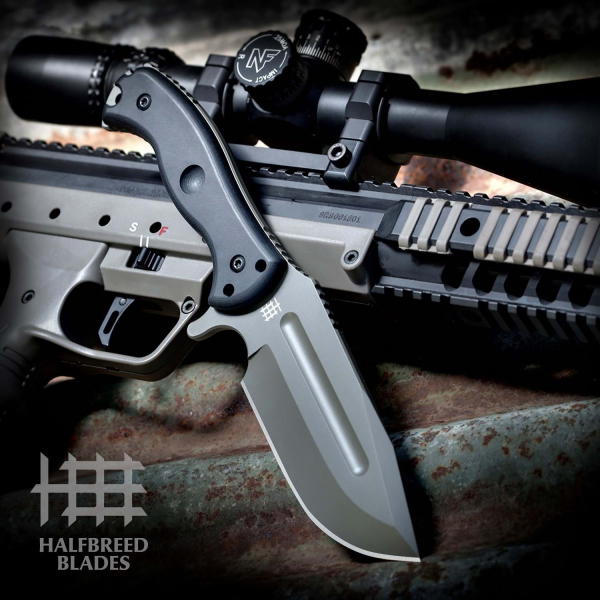 Halfbreed Blades LBK-01 OD Green survival bushcraft messer