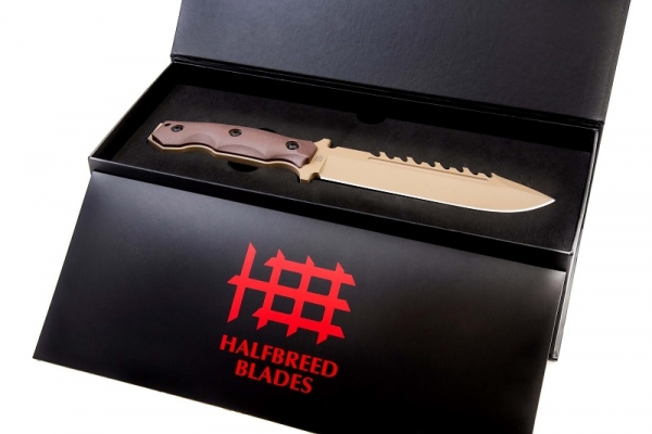 Halfbreed Blades LSK-01 Dark Earth Large Survival Knife