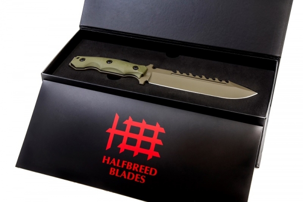 Halfbreed Blades LSK-01 Ranger Green Large Survival Knife