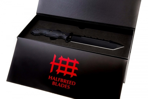 Halfbreed Blades LSK-02 Black Large Survival Knife