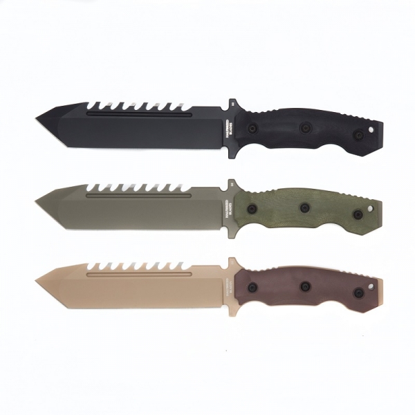 Halfbreed Blades LSK-02 Black Large Survival Knife