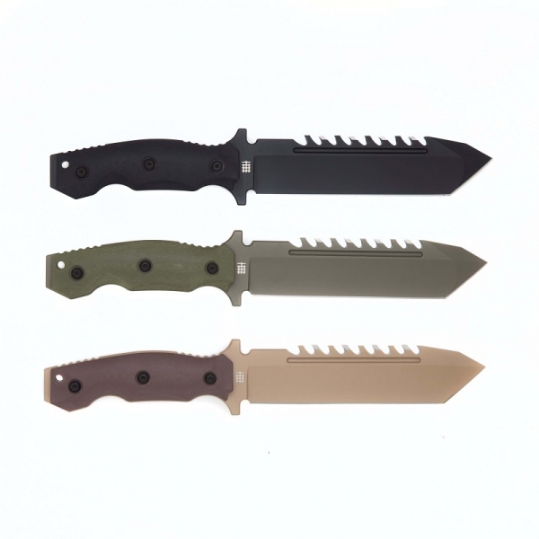 Halfbreed Blades LSK-02 Black Large Survival Knife