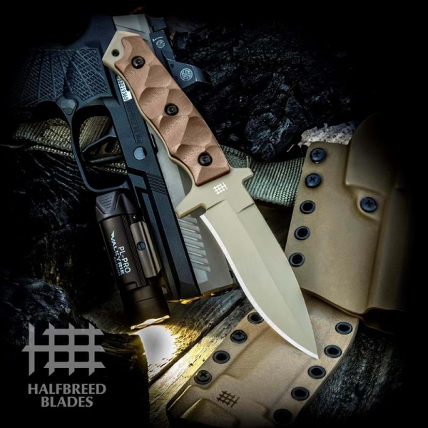 Halfbreed Blades MCK-01 Medium Clearance Knife DES