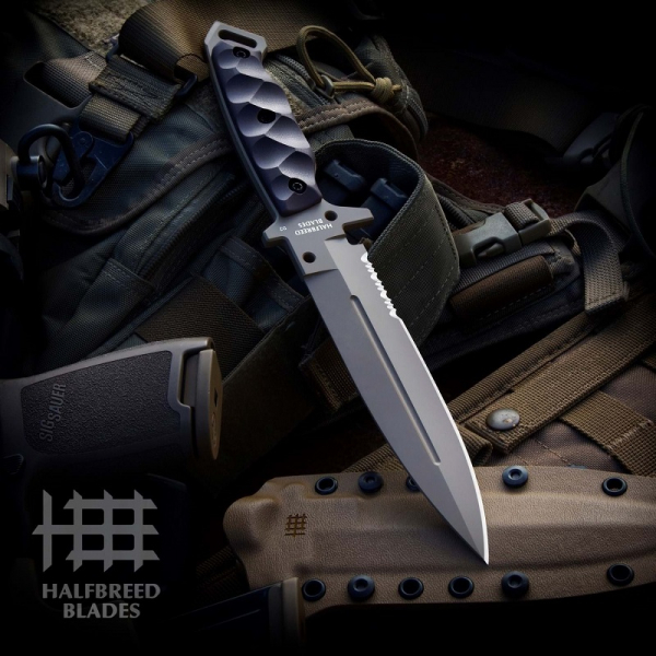 Halfbreed Blades MIK-01PS Dark Earth feldmesser einsatzmesser