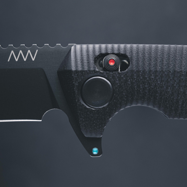 ANV Knives A400 glatte Klinge Sleipner GRN Black