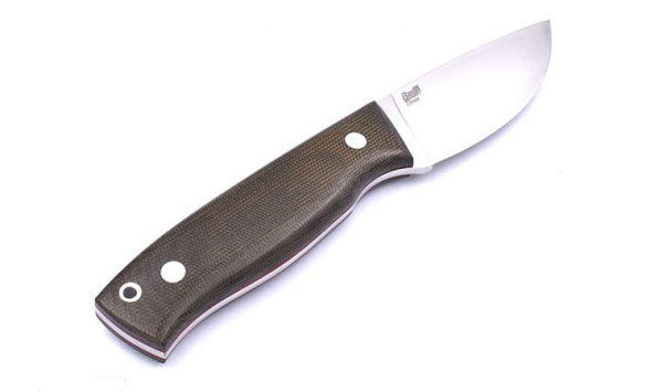 Brisa Skinner 90 Flach Elmax Micarta green bushcraft hunting knives