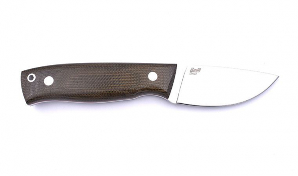 Brisa Skinner 90 Flach Elmax Micarta green bushcraft hunting knives