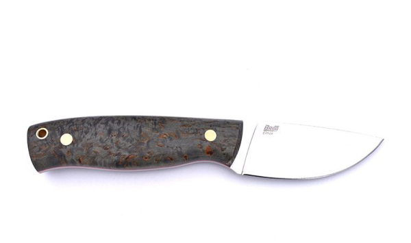 Brisa Skinner 90 Flach Elmax Birke stabilisiert bushcraft jagd messer