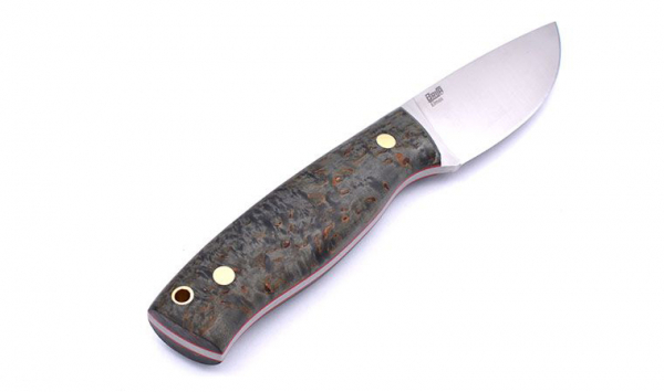 Brisa Skinner 90 Flach Elmax Birke stabilisiert bushcraft jagd messer