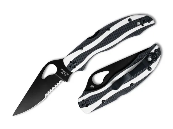 Spyderco byrd BY25GPSBK Magpie G10 ComboEdge