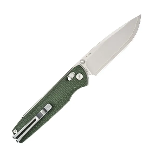 SRM Terrier 258L-MG2, OD Green Micarta – Ansicht 2
