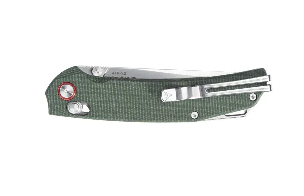SRM Asika 411L-MG, Green Micarta – Ansicht 3