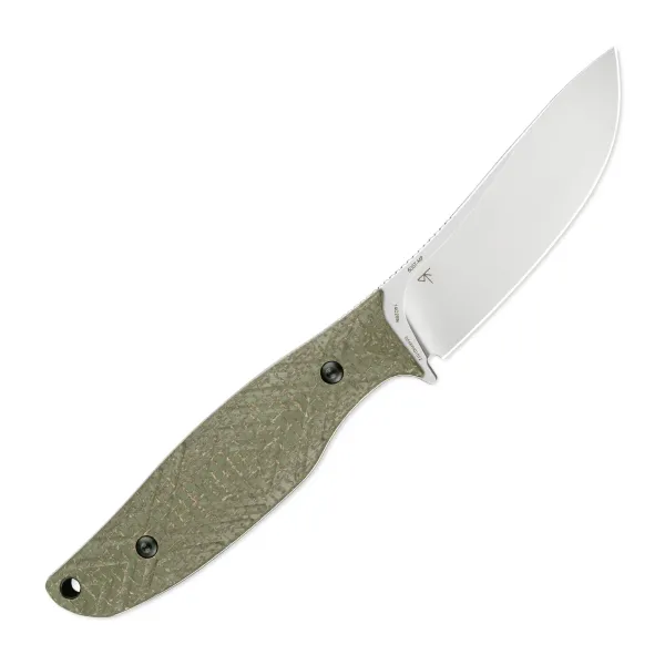 SRM Fossa 605T-MP, Linen Green Micarta – Ansicht 2