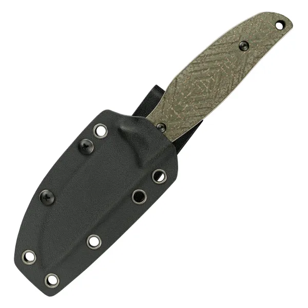 SRM Fossa 605T-MP, Linen Green Micarta – Ansicht 3