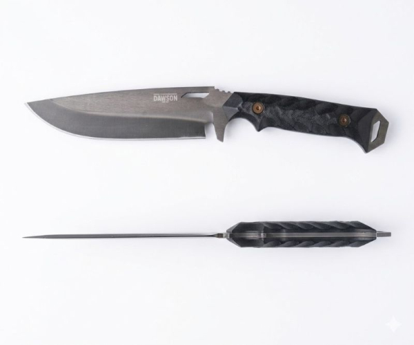 Dawson Knives Summit Hamon G10 Black ProCut 80CrV2