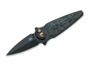 Fox Knives Saturn Flipper M390 Dark Matter CF PVD – geöffnet