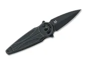 Fox Knives Saturn Aluminium All Black Left – geöffnet