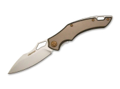 FoxEdge Messer Sparrow Aluminium Brown