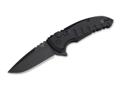 Hogue X1 Microflip All Black Elishewitz taschenmesser