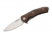 LionSteel KUR Santos Wood SW einhandmesser