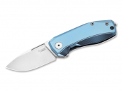 LionSteel Nano Titanium Blue taschenmesser messer magnacut stahl