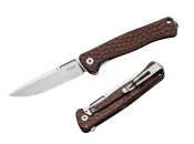 LionSteel Emmet Earth Aluminum Hammertone – geöffnet und geschlossen