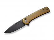 CIVIVI Knives Conspirator Button Lock Ultem Amber & Black