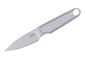 CRKT HangTi Silver Fixed Blade Neck Knife Titan Messer