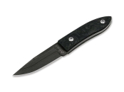 Maserin Messer AM22 Damast Black Silver FatCarbon MA923/DN