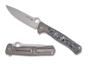 Spyderco C271TIP Slym M390 Titan FatCarbon