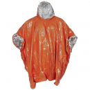 Notfall-Poncho orange einseitig alubeschichtet